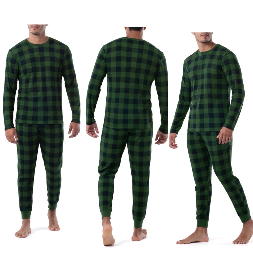 George Men”s Thermal Knit Sleep Set